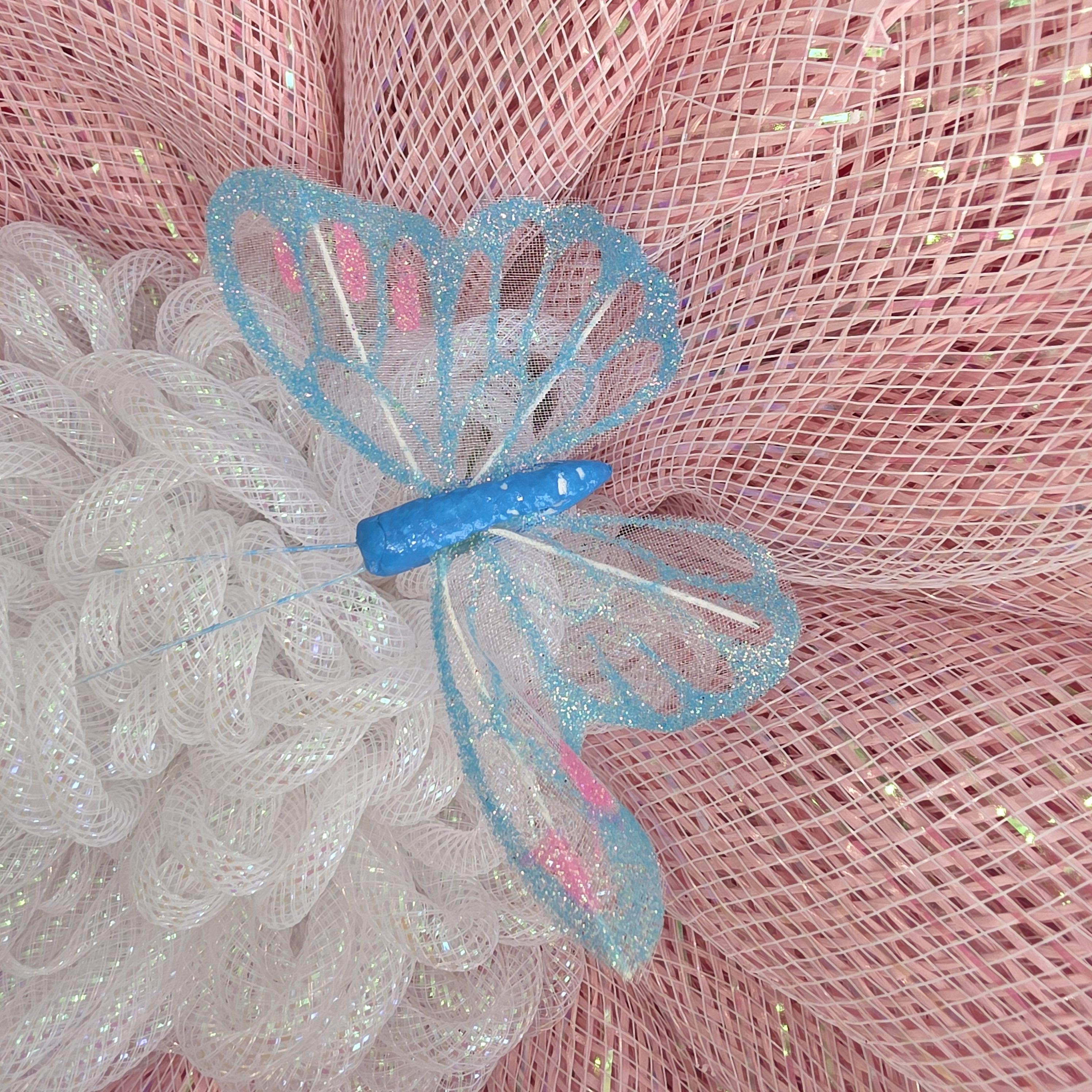 Pink Sunflower Wreath