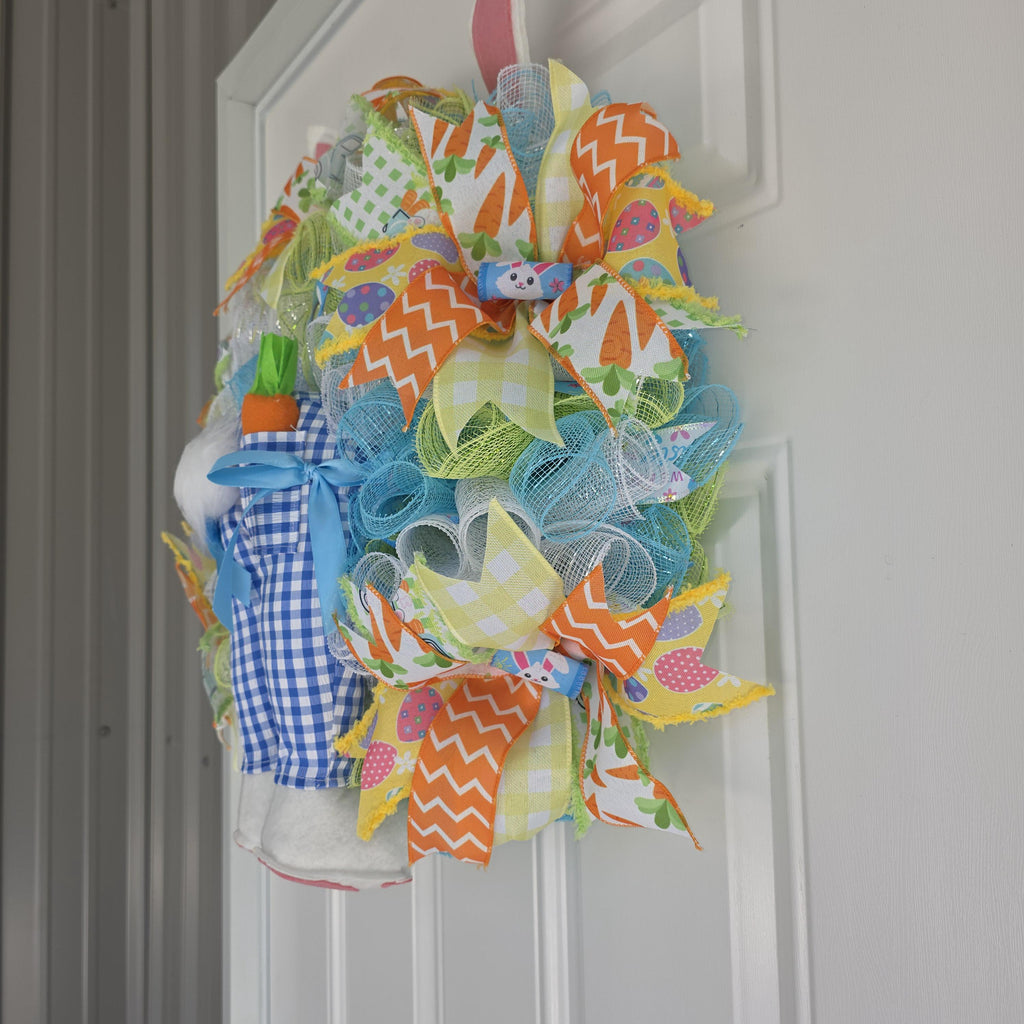 Whimsical Easter Bunny Wreath
