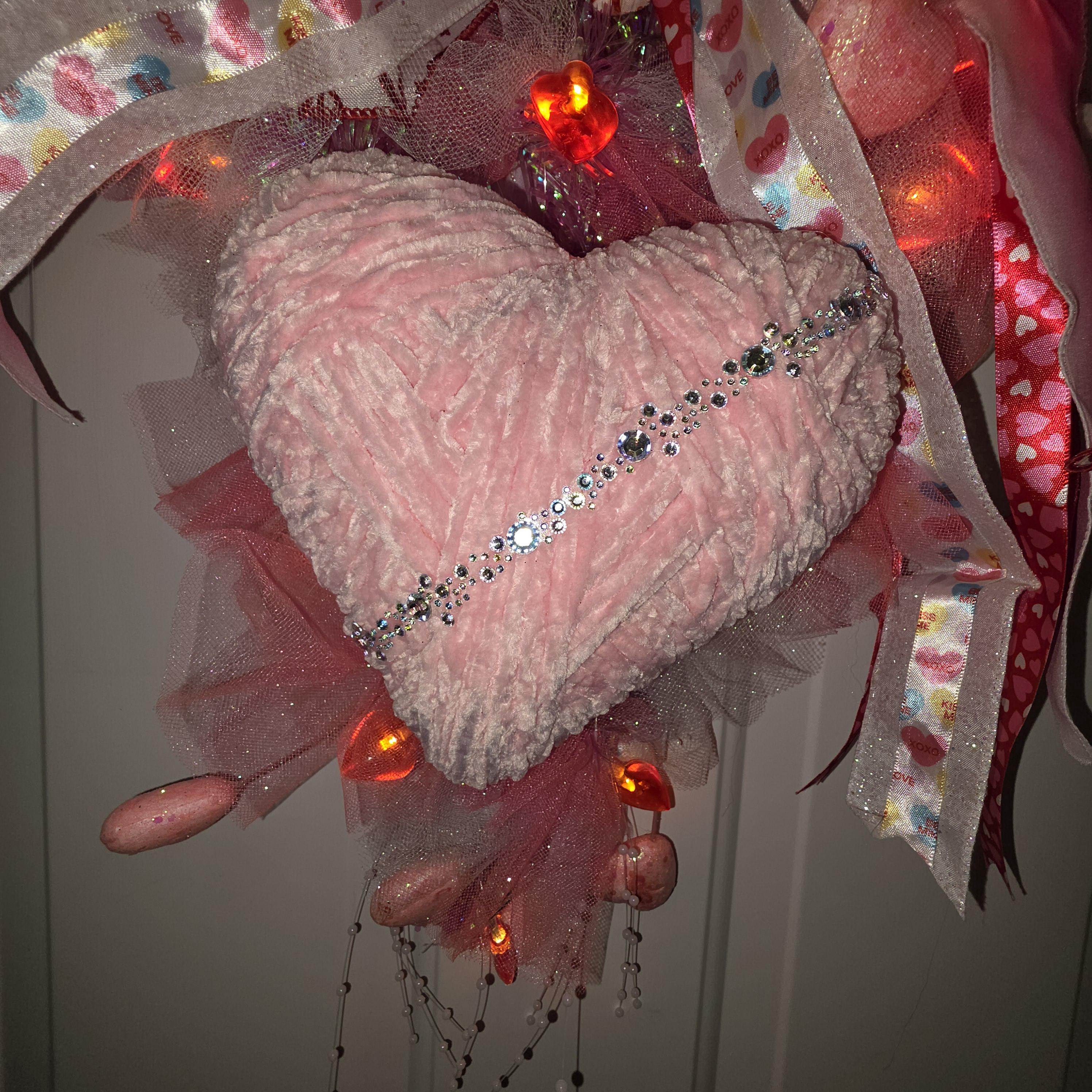 Double-Sided Valentine Door Swag