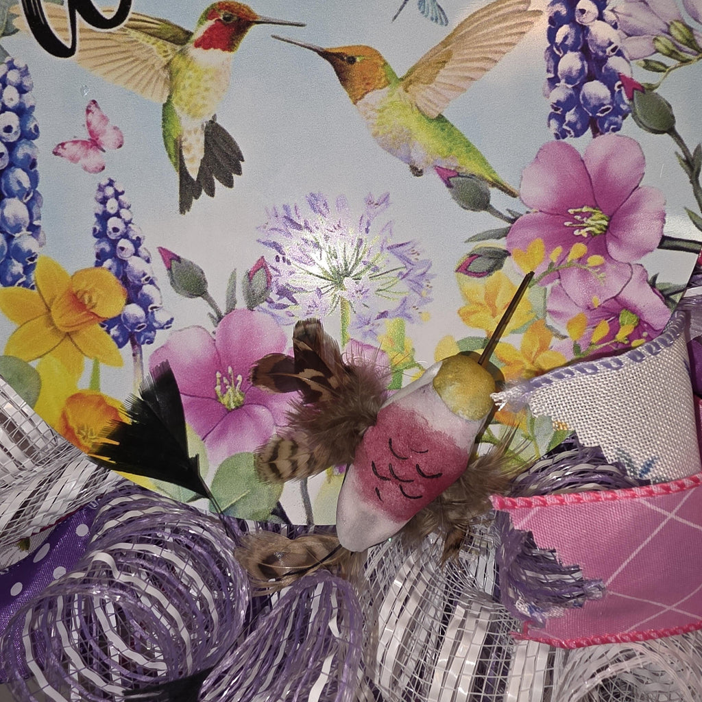 Hummingbird Wreath