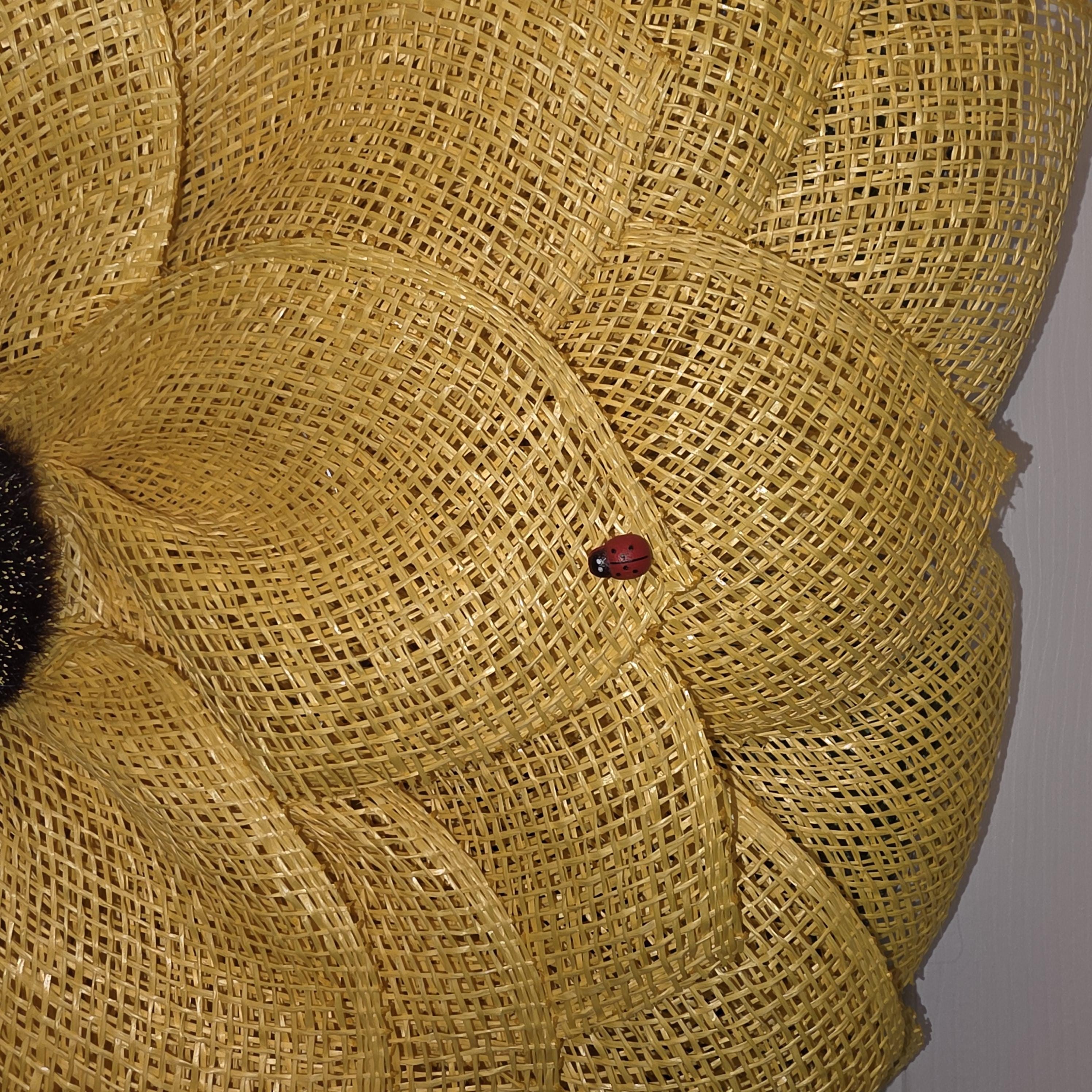 Sunflower Ladybug Wreath