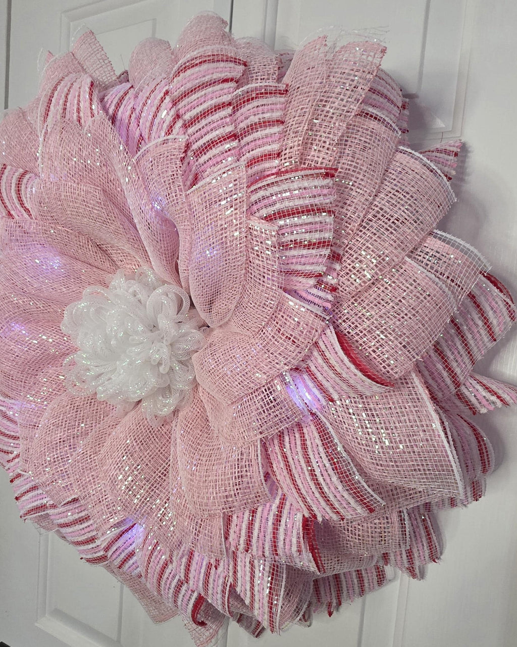 Pink Sunflower Wreath
