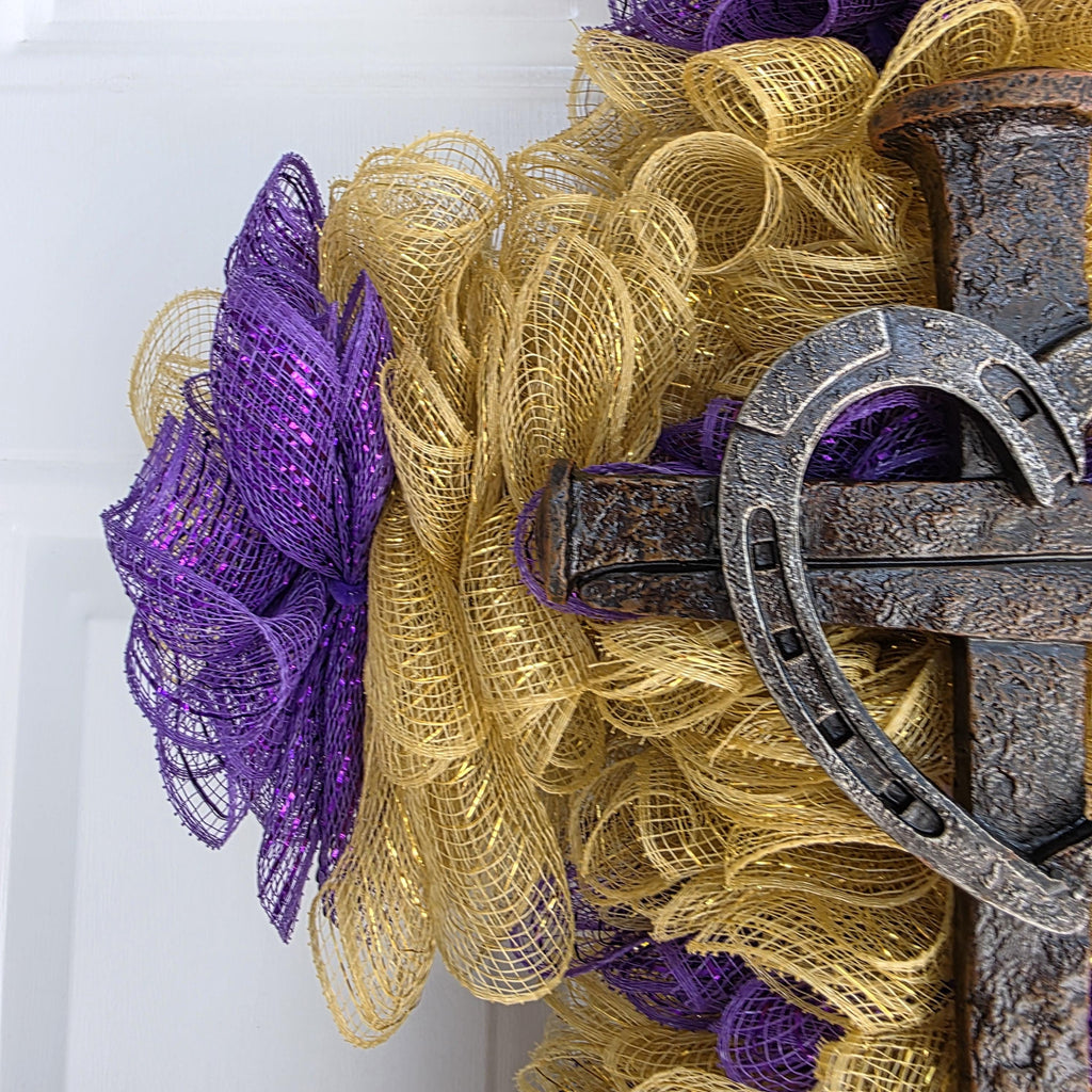 Rustic Faith Cross Wreath