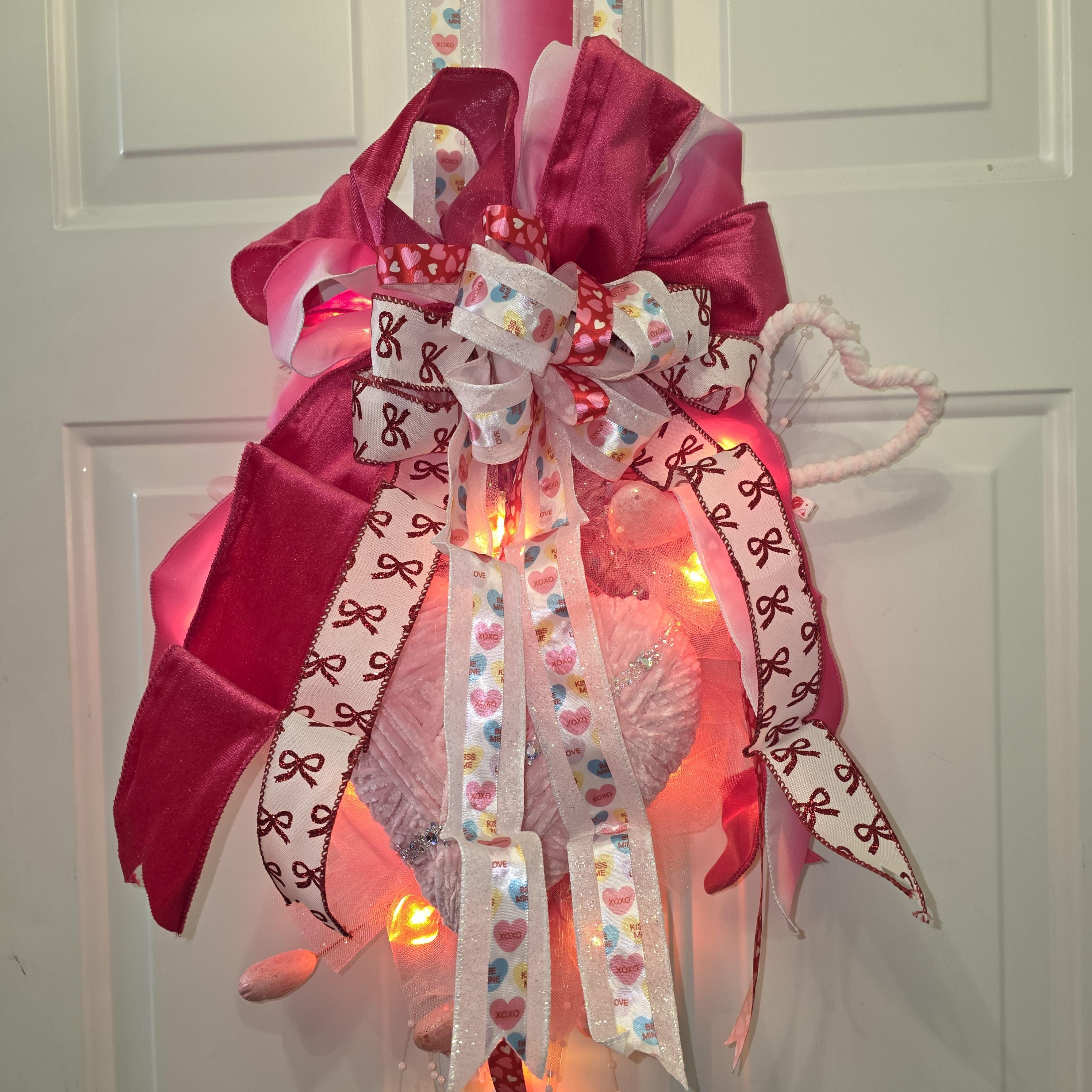 Double-Sided Valentine Door Swag