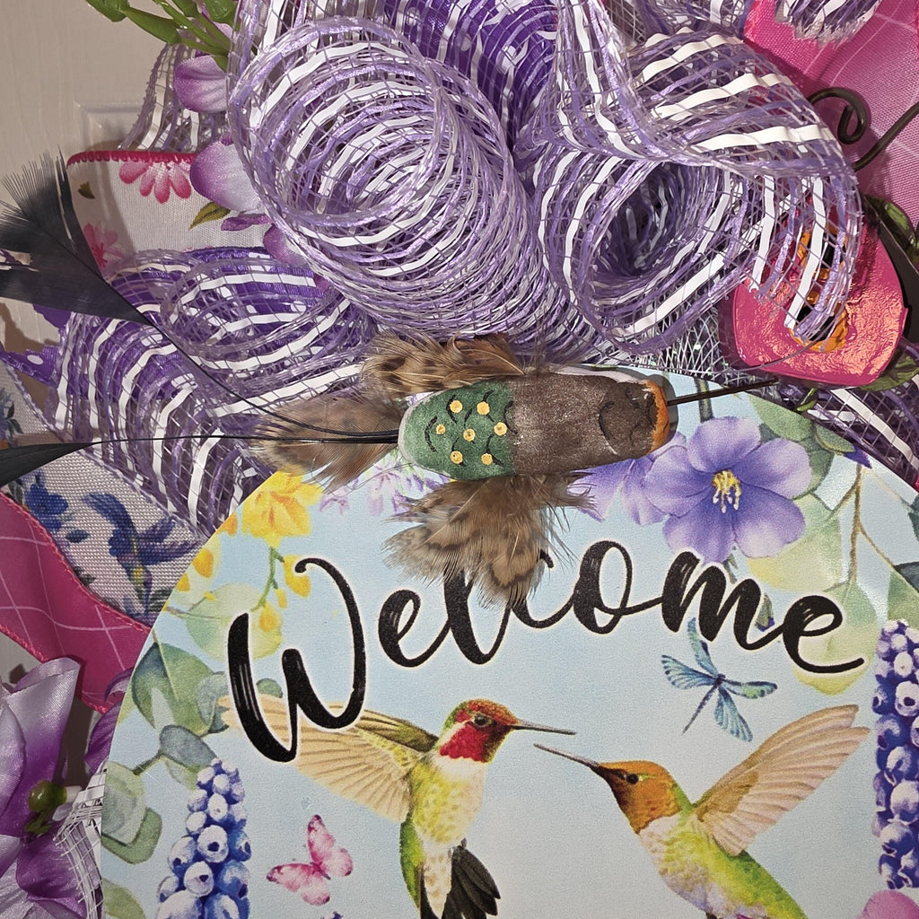Hummingbird Wreath