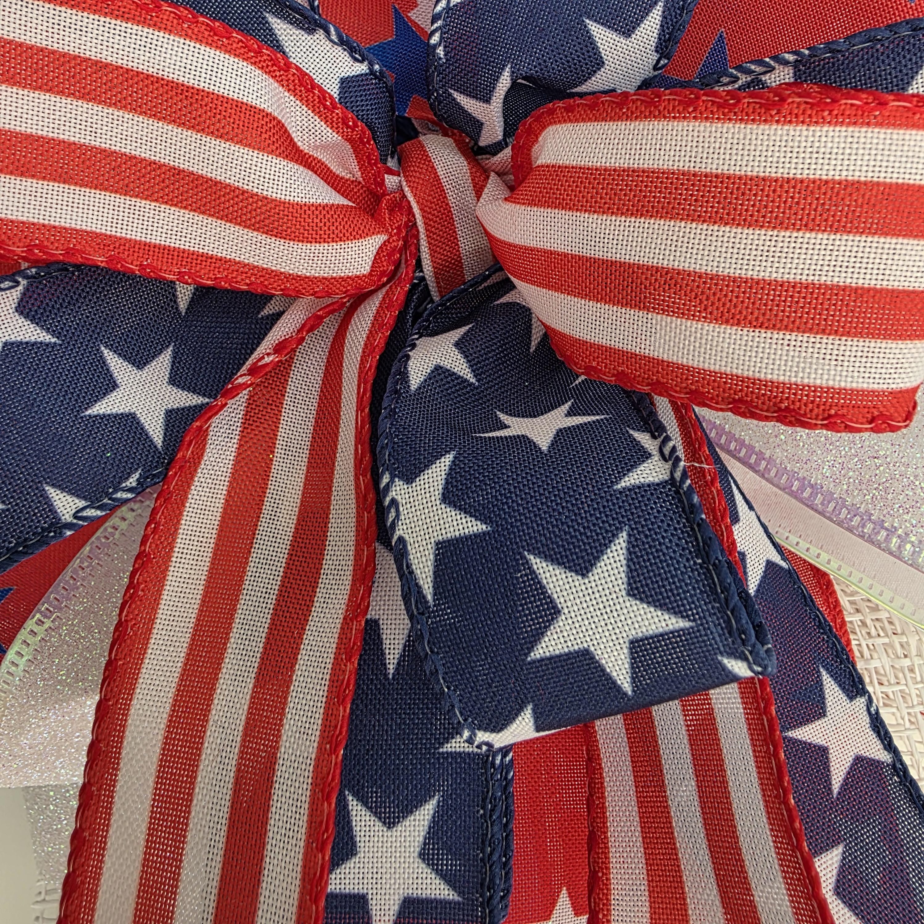 Patriotic Cross Wreath