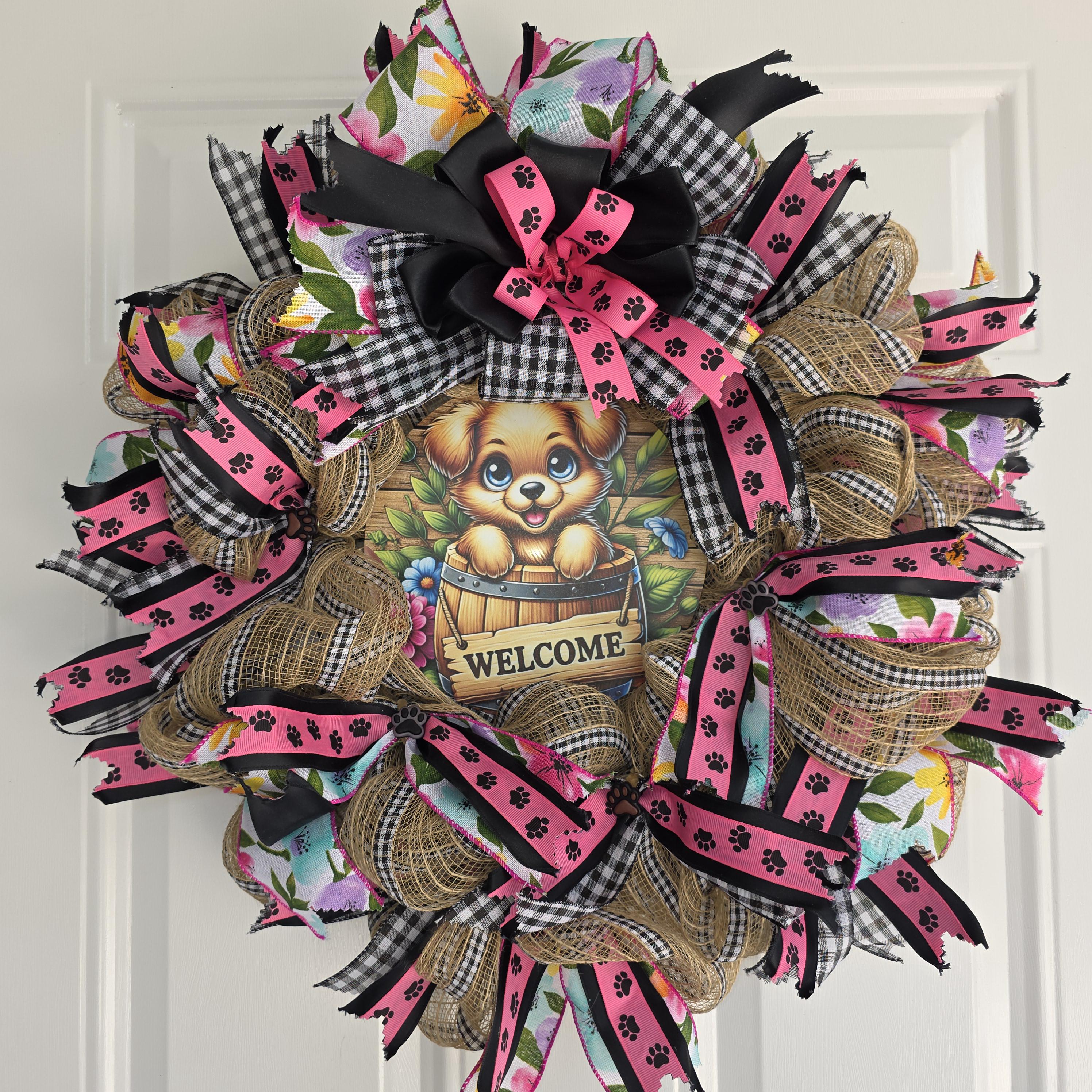 Puppy Welcome Wreath
