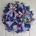 Patriotic Police Wreath