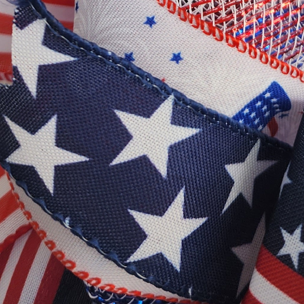 America 250 Years of Freedom Patriotic Wreath