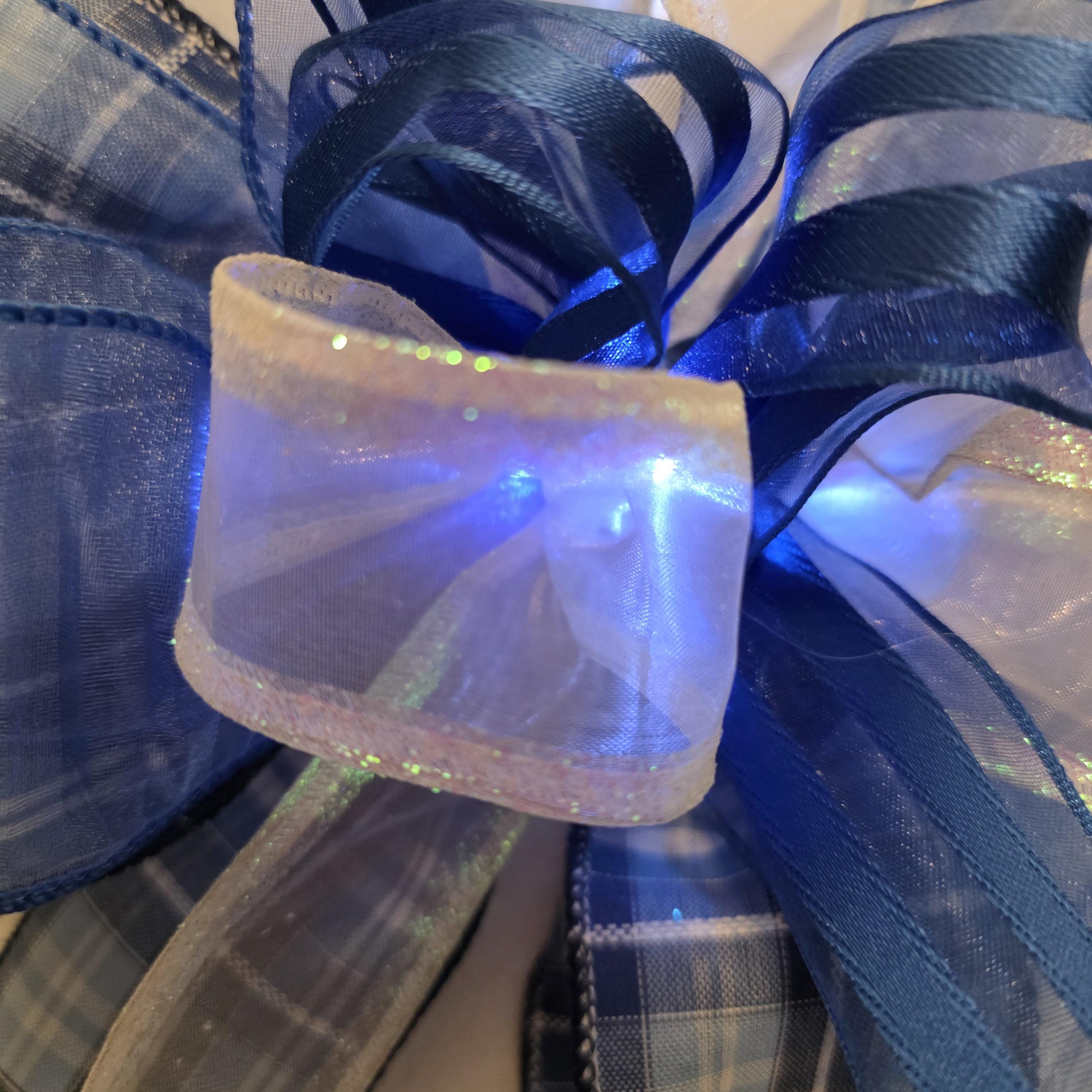 Lighted Bunny Butt Door Hanger