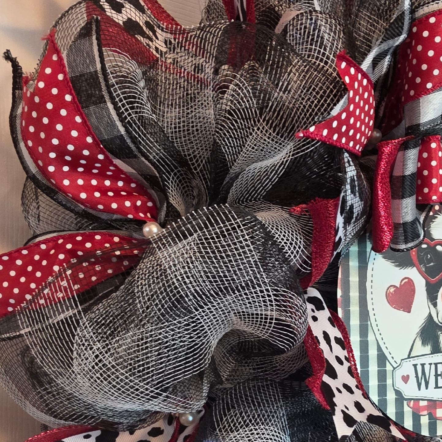 Holstein Cow Wreath