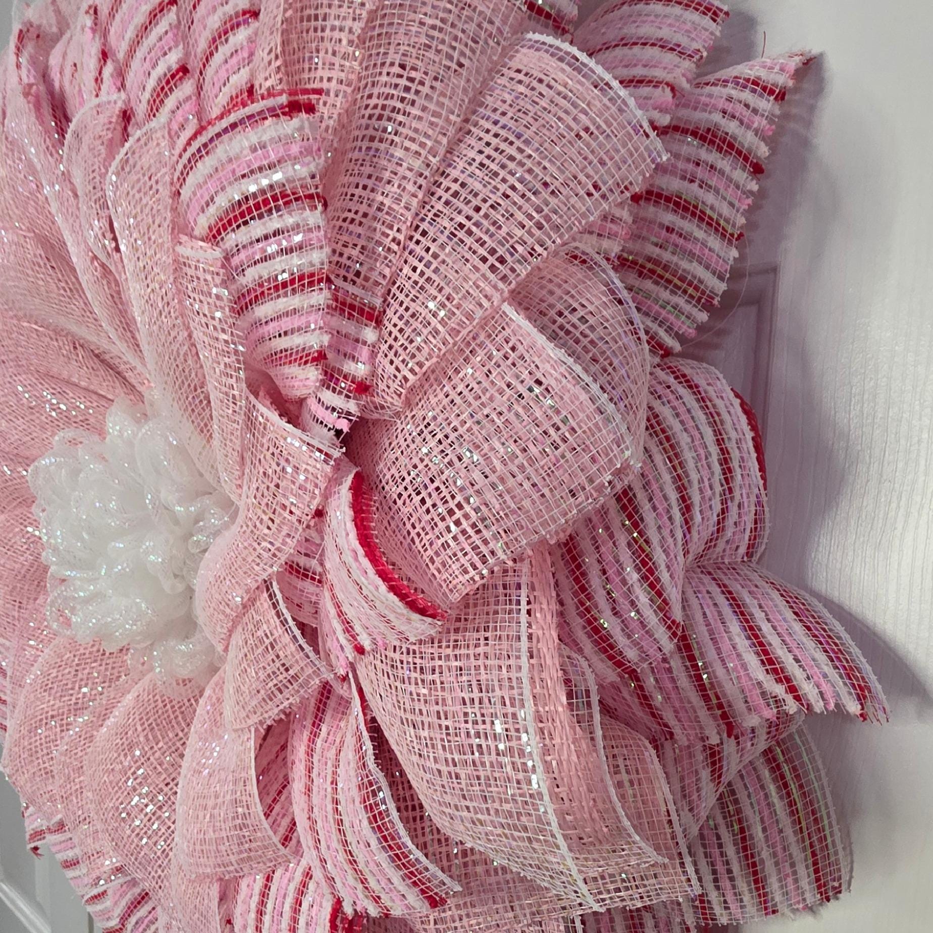 Pink Sunflower Wreath