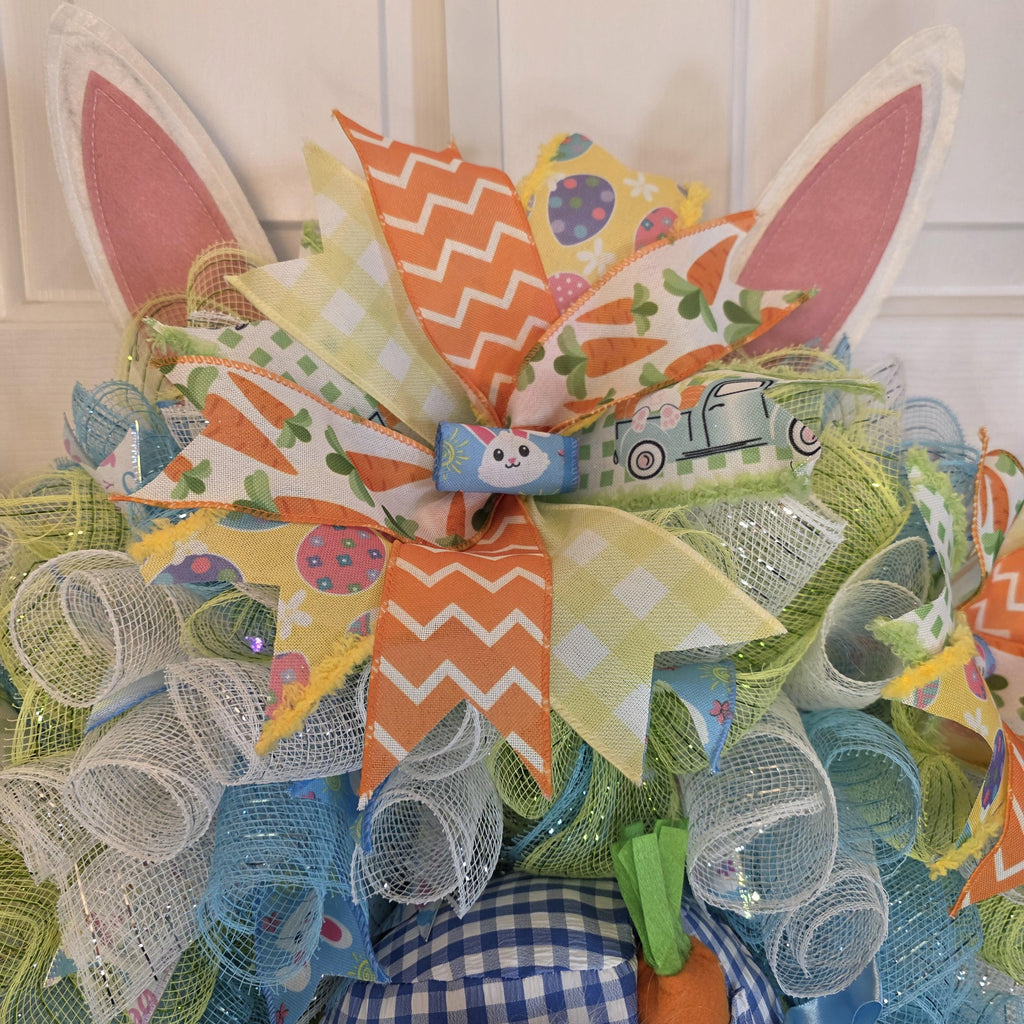 Whimsical Easter Bunny Wreath