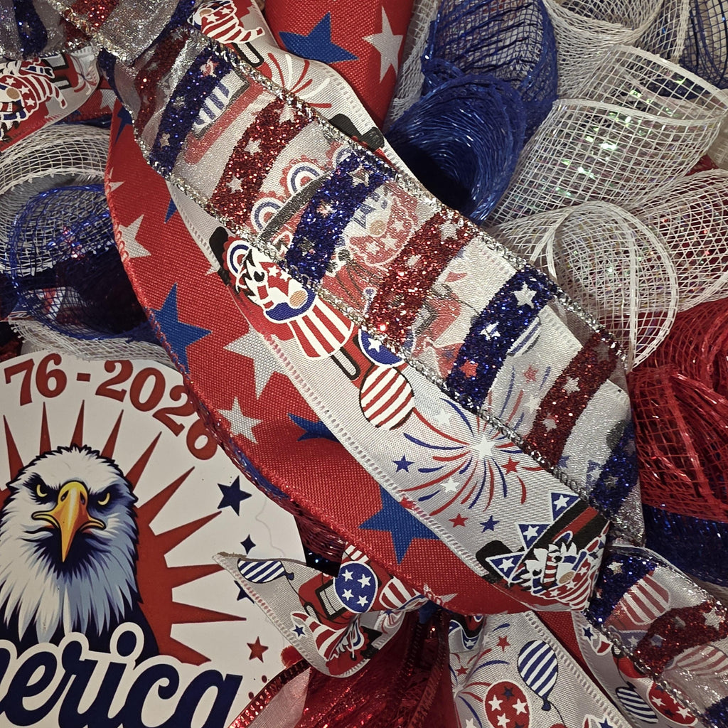 Patriotic Eagle Wreath