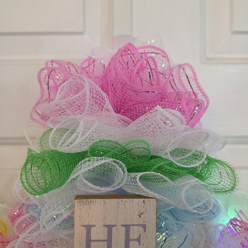 Easter Cross Wreath