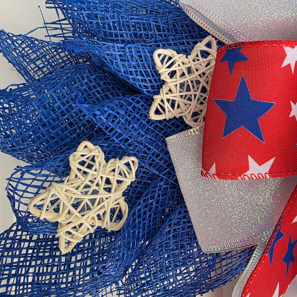 Patriotic Cross Wreath