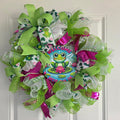 Whimsical Frog Wreath
