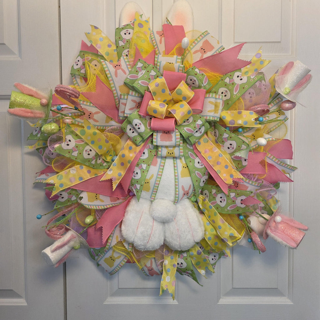 Bunny Butt Easter Wreath