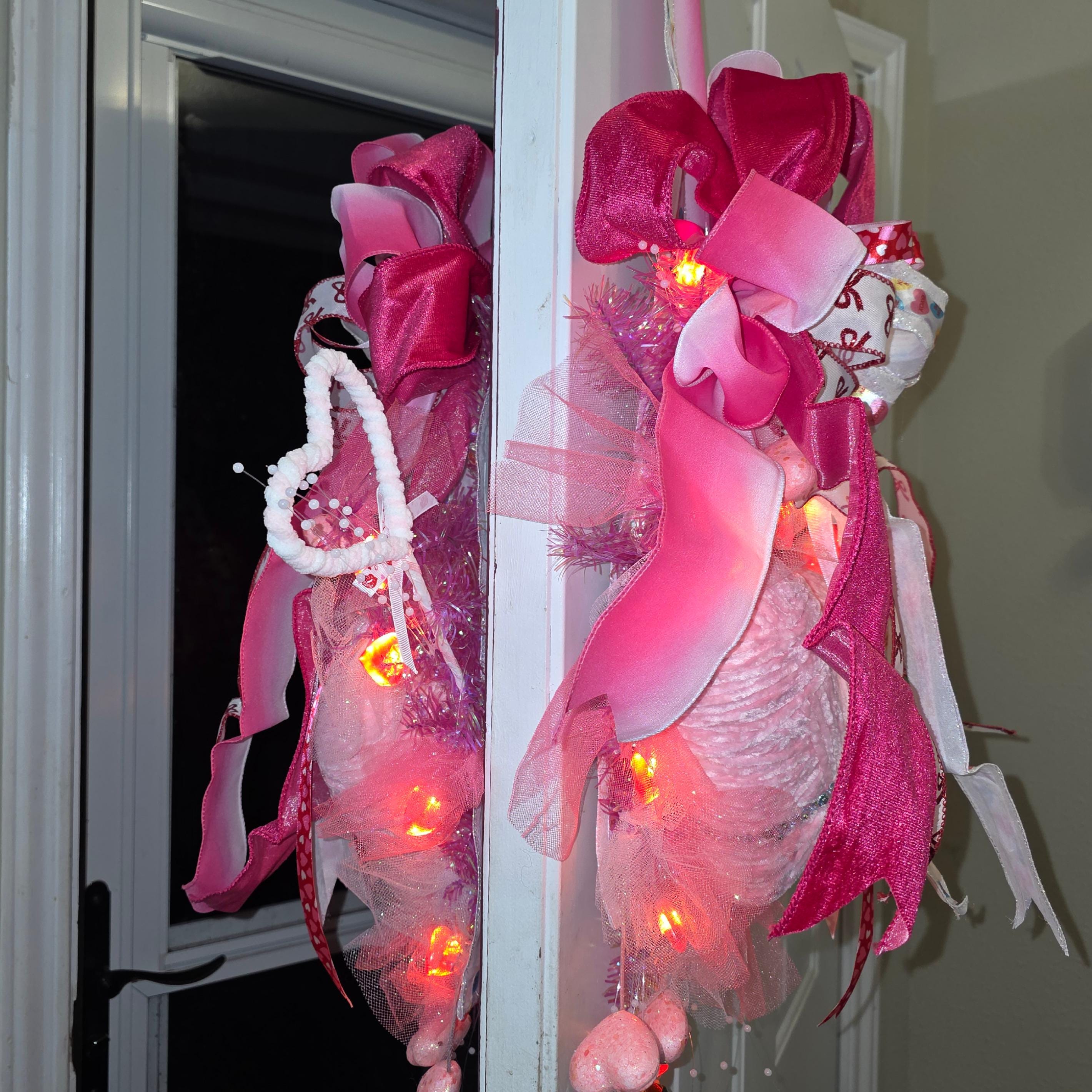 Double-Sided Valentine Door Swag