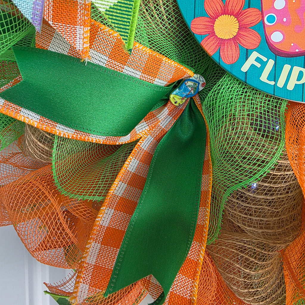 Life Is Better In Flip Flops Summer Wreath