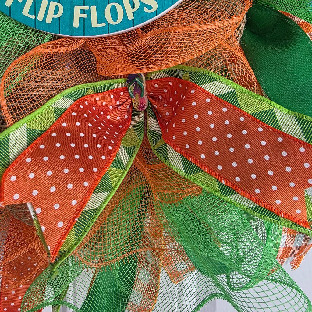 Life Is Better In Flip Flops Summer Wreath