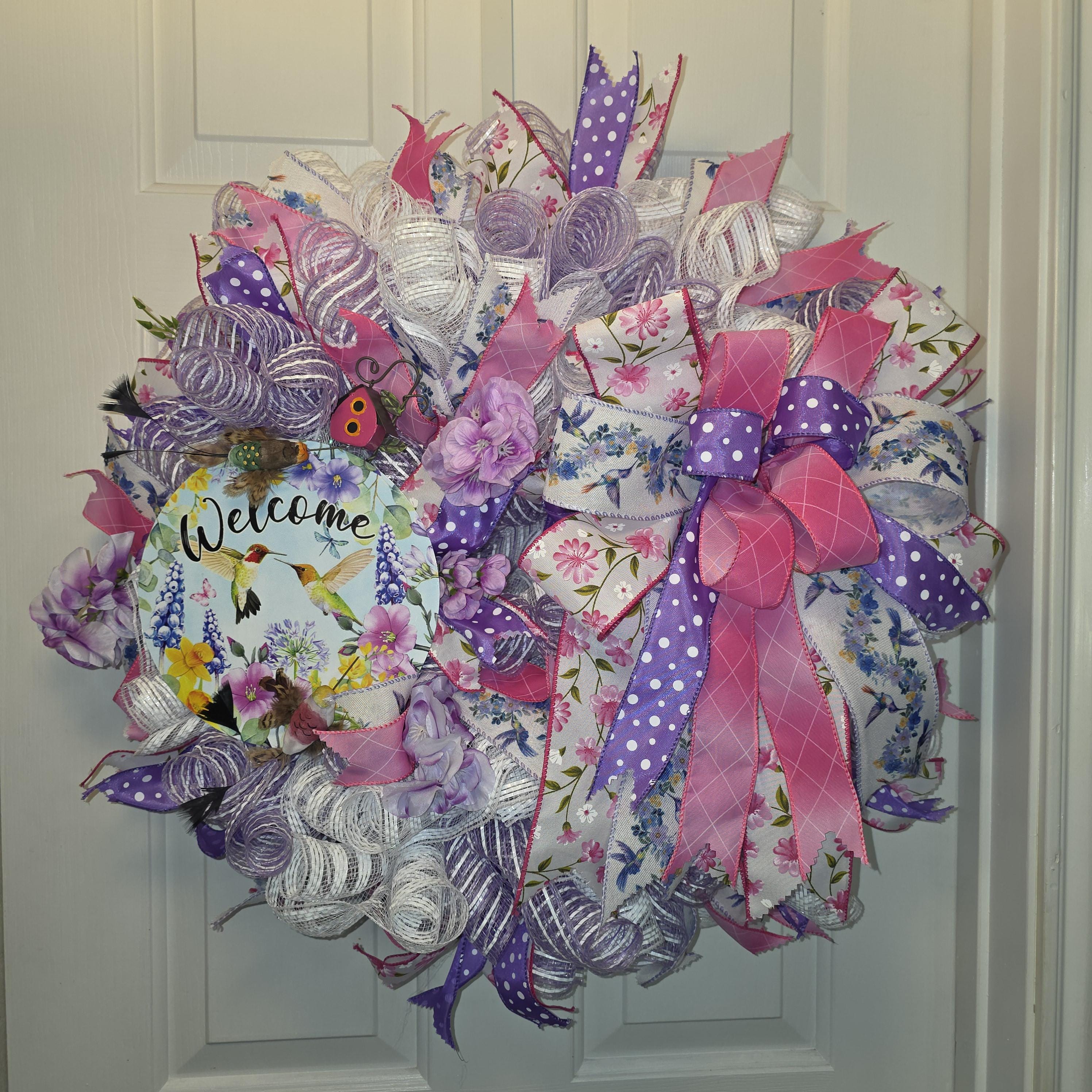 Hummingbird Wreath