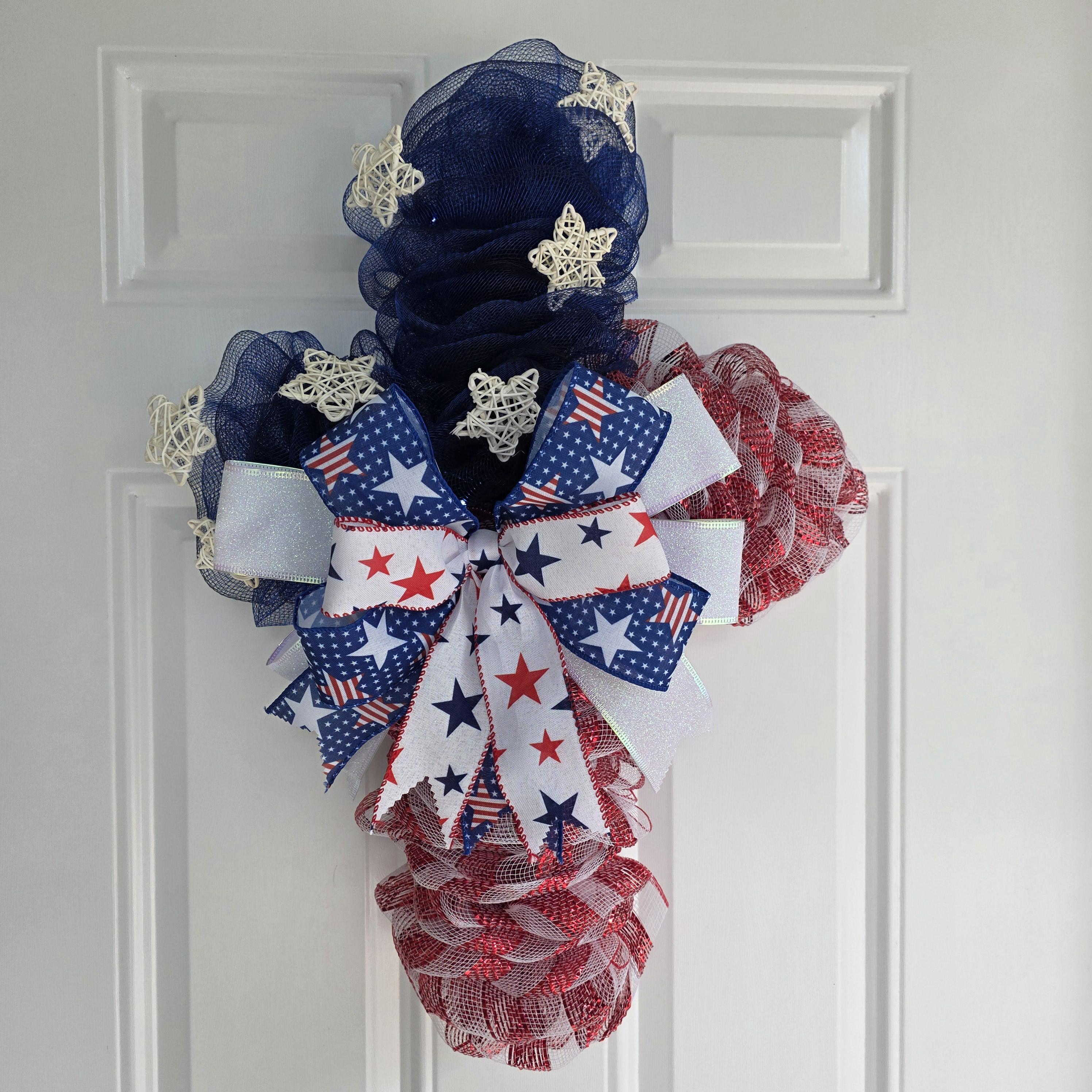 Americana Cross Wreath