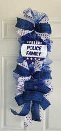 Proud Police Family Door Swag