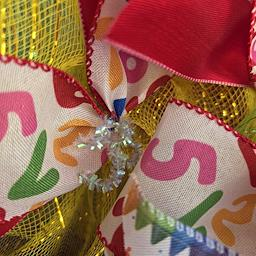 It's a Good Day to Do Math Wreath - sign closeup