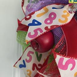 It's a Good Day to Do Math Wreath - full wreath view 2