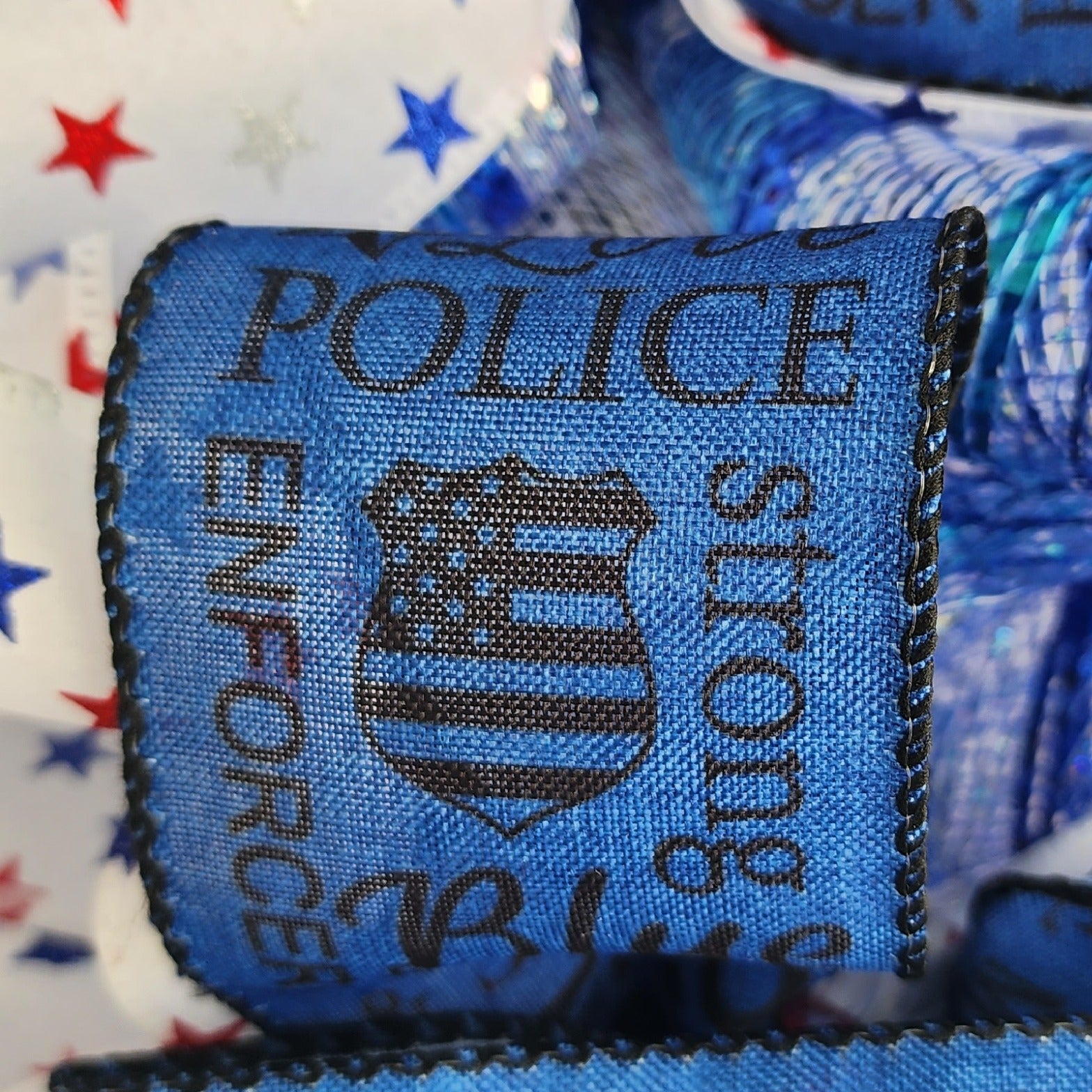 Proud Police Family Door Swag