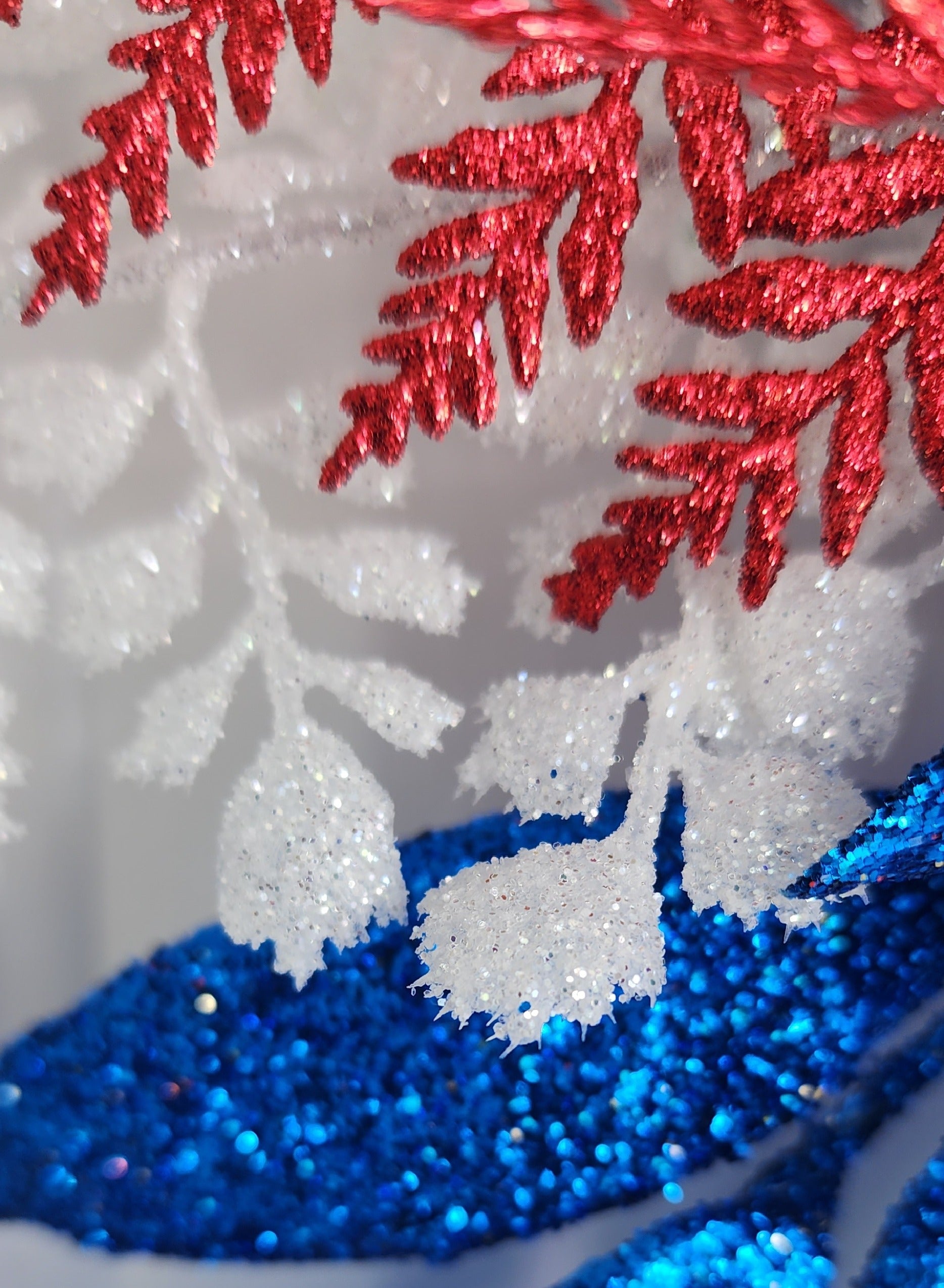 Patriotic Highland Cow Wreath