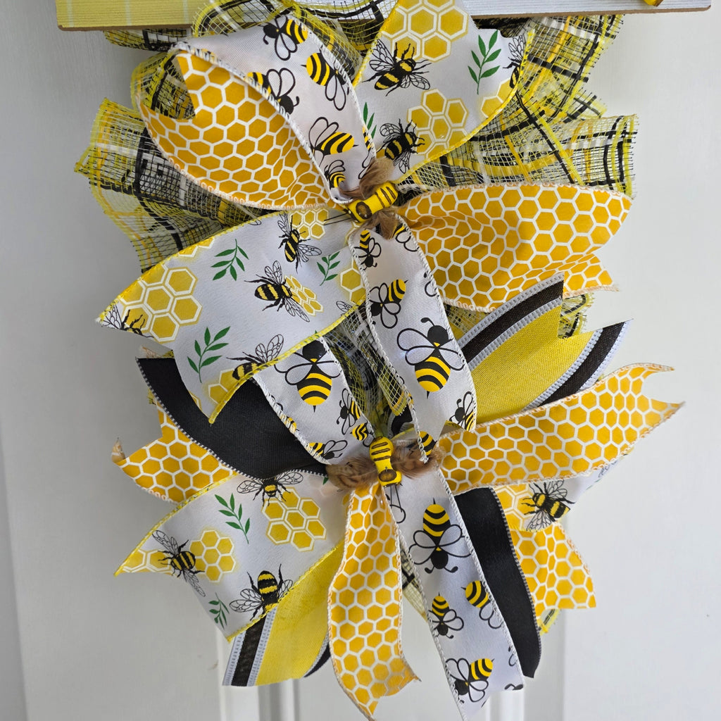 Bee Happy Door Swag