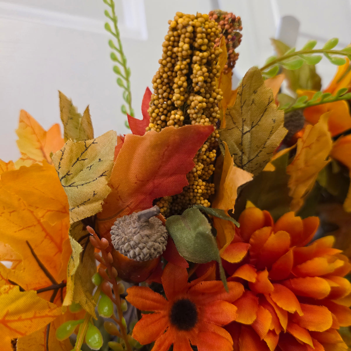 Fall Scarecrow Sunflower Grapevine Wreath